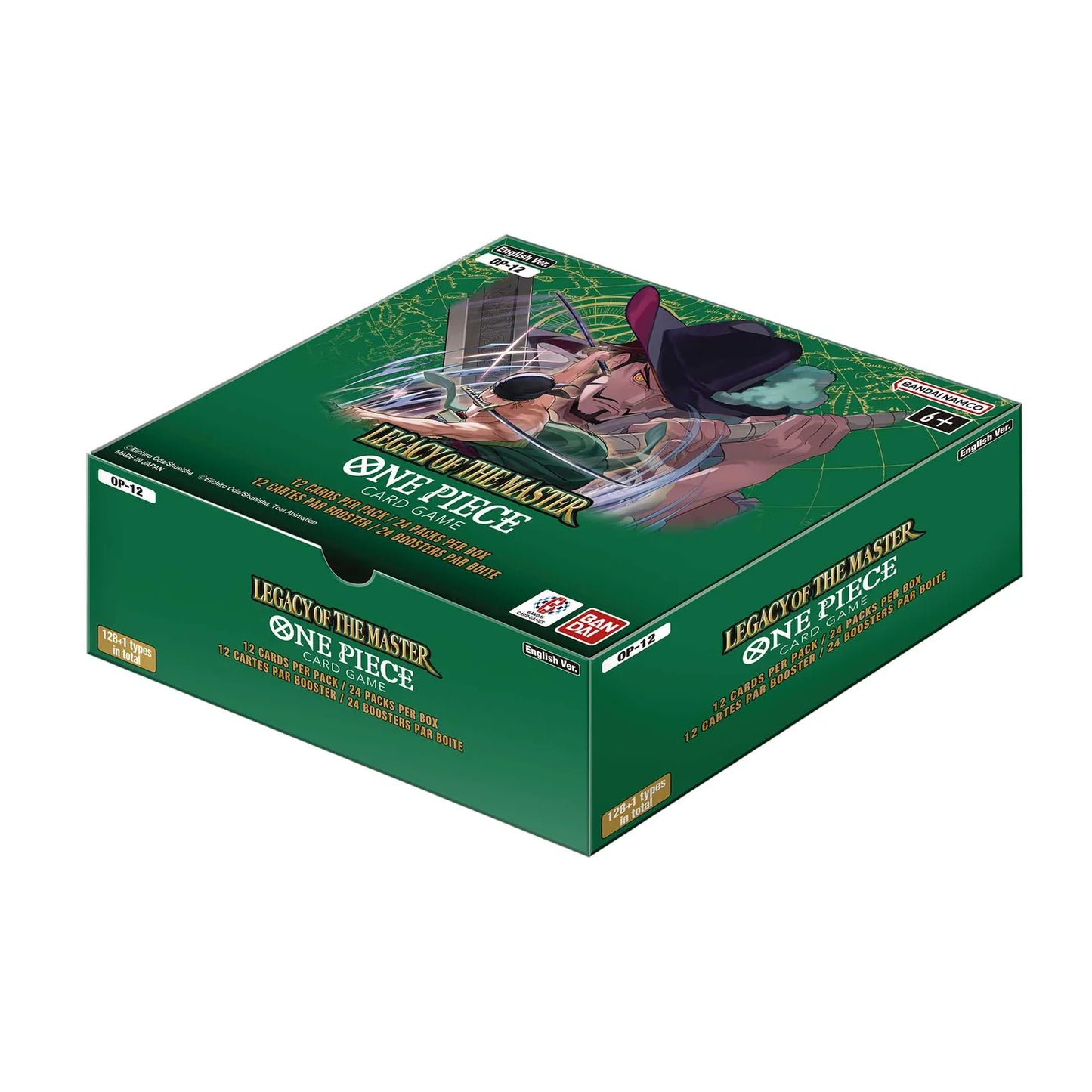 One Piece Card Game Legacy Of The Master OP-12 Booster Box Closed