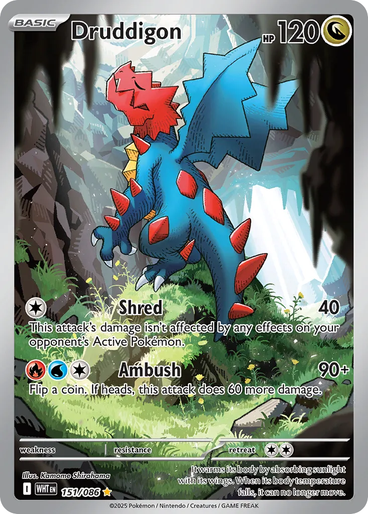 Druddigon (White Flare 151/086)