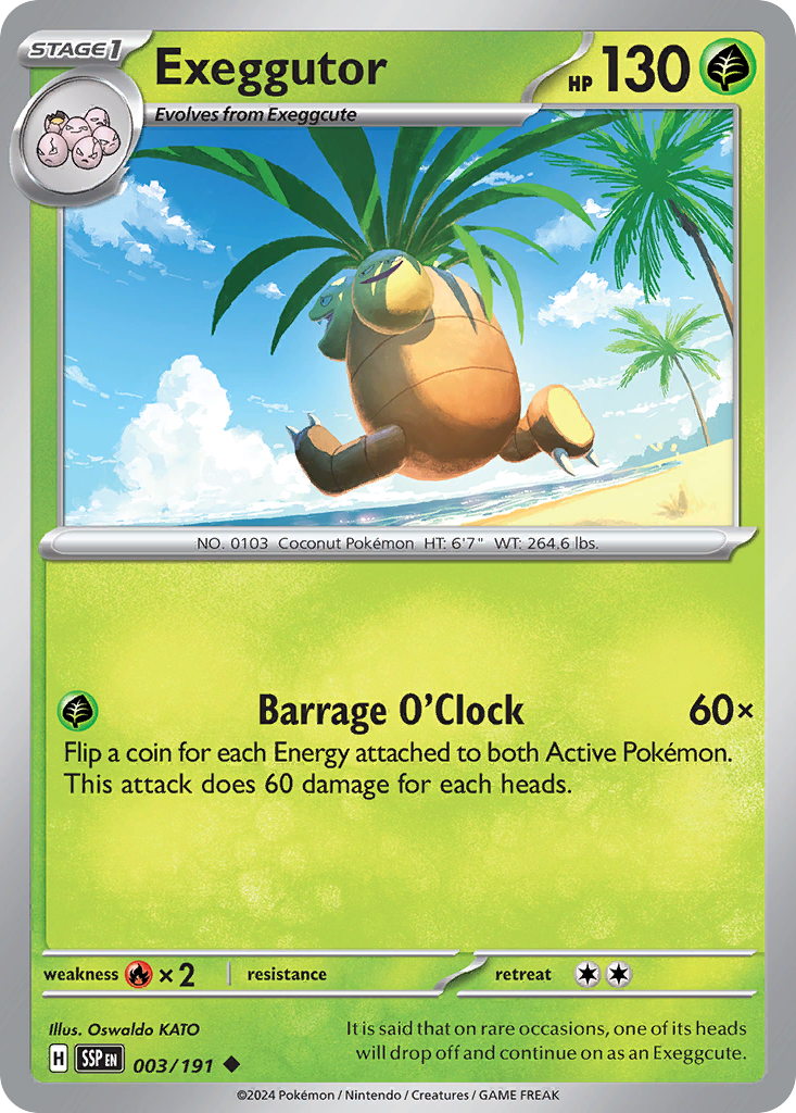 Exeggutor 003/191.