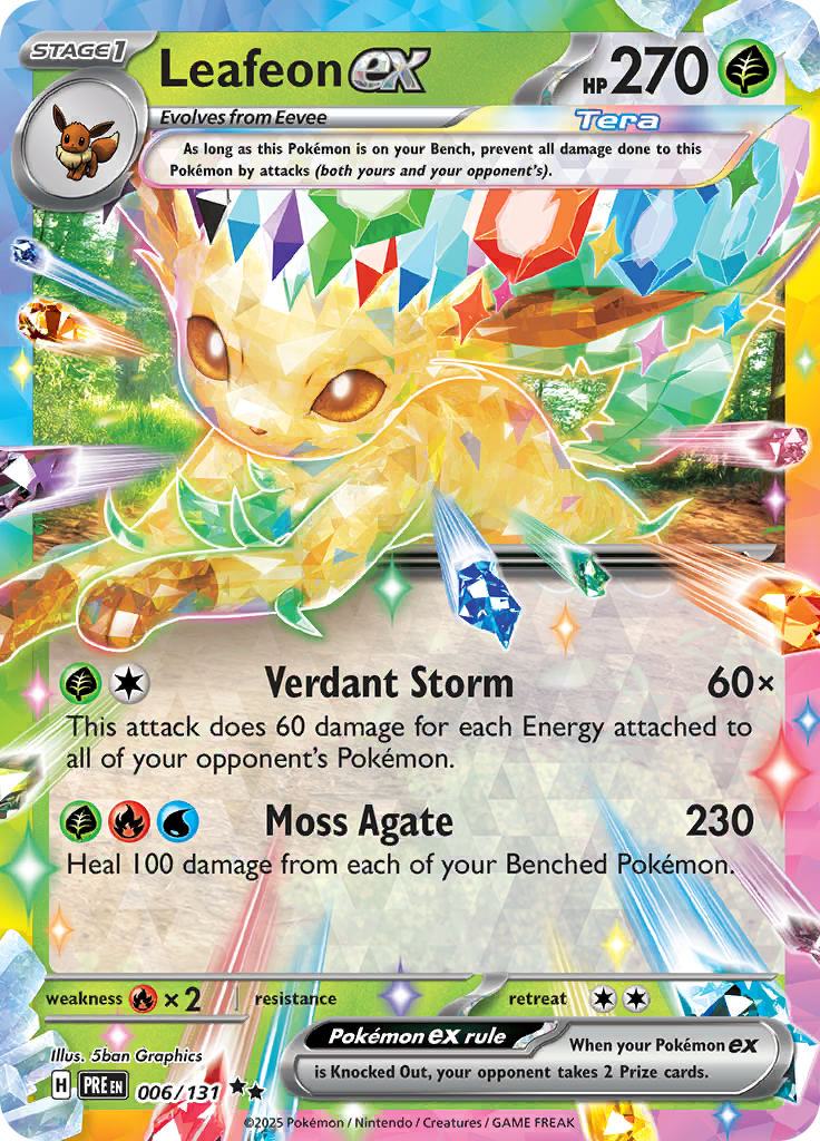 Leafeon ex 006/131 Leafeon ex 006/131