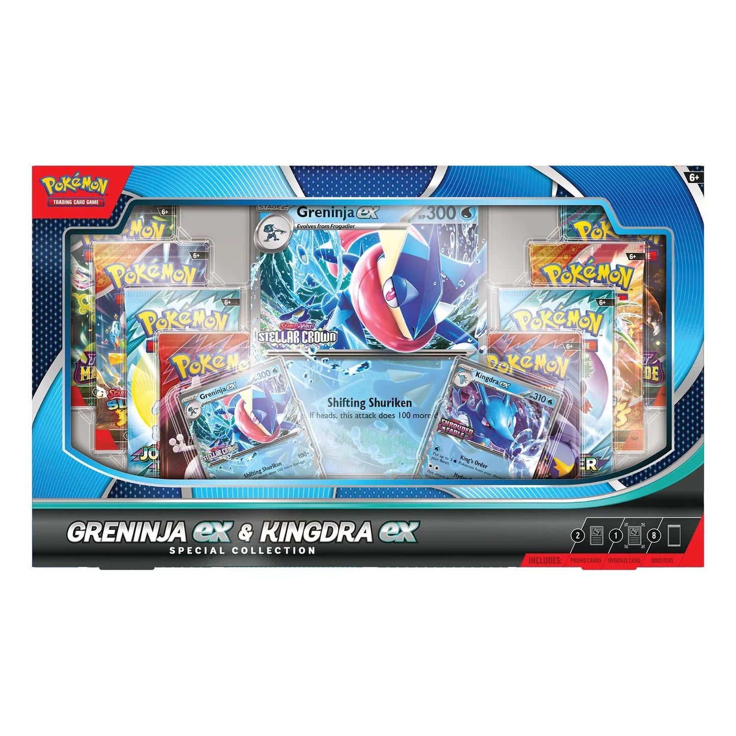 Pokémon TCG Greninja ex / Kingdra ex Special Collection Box