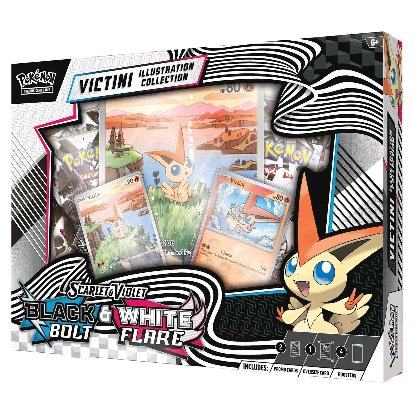 Pokémon TCG Scarlet & Violet 10.5 Unova Victini Illustration Collection Box