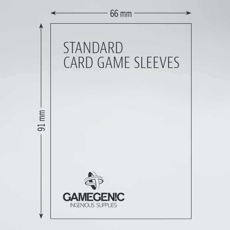 UNIT Gamegenic PRIME Standard Card Game Sleeves 66 x 91 mm (50 ct.)