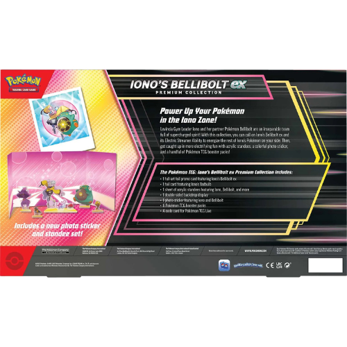 Pokémon TCG: Iono’s Bellibolt ex Premium Collection.