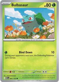 Bulbasaur 001/132 Common