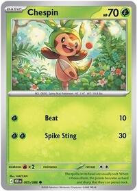 Chespin 005/086 Common
