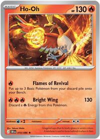 Ho-Oh 010/086 Rare