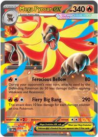 Mega Pyroar ex 015/086 Double Rare