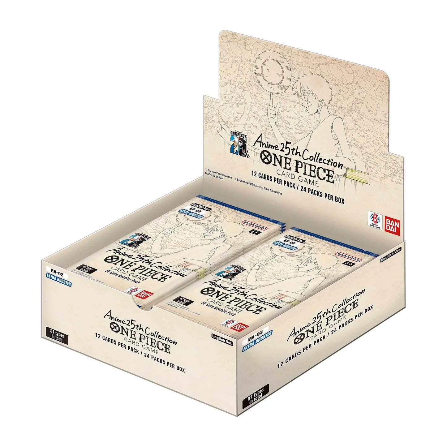One Piece Card Game: Anime 25th Collection (EB-02) - Extra Booster Pack