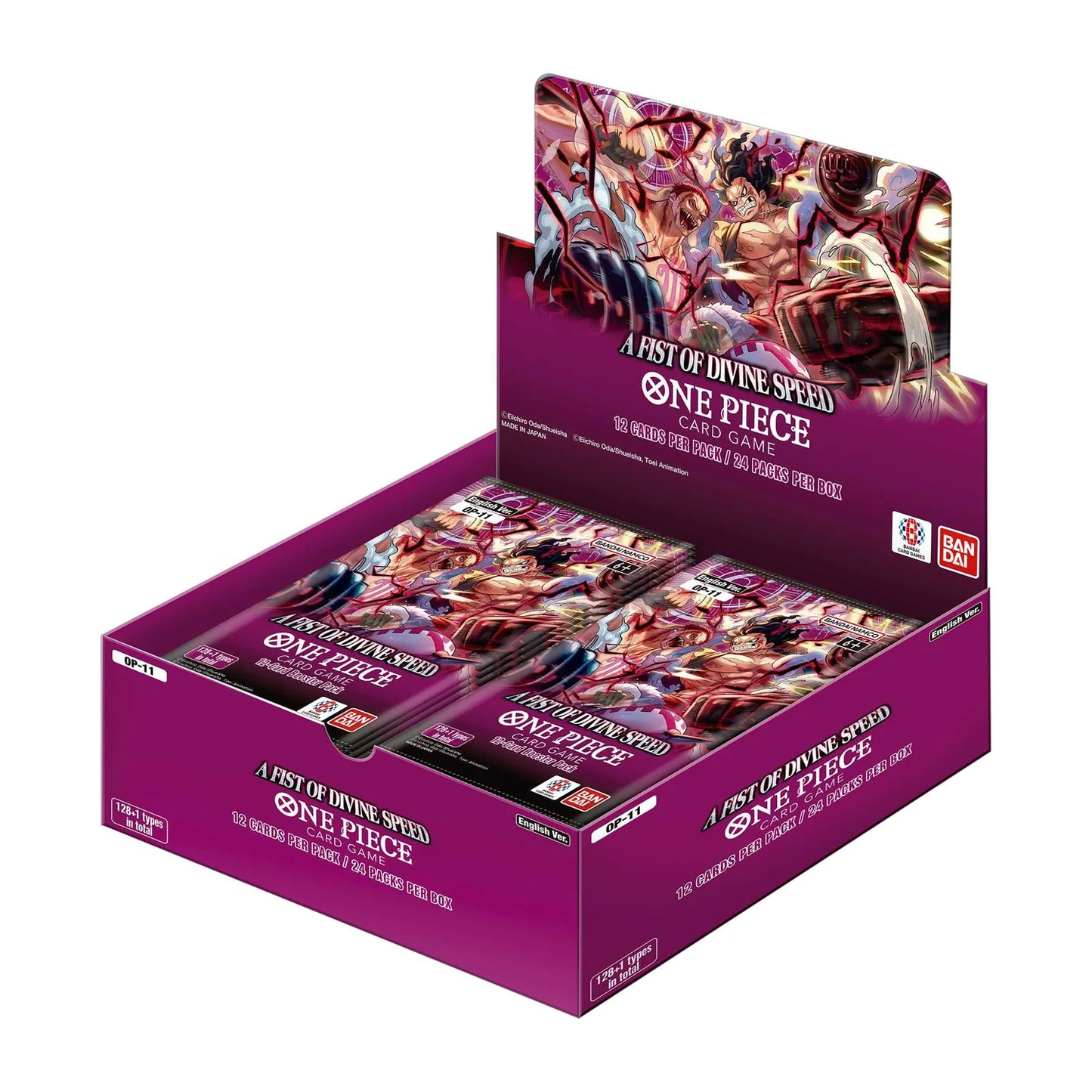 One Piece Card Game: A Fist of Divine [OP-11] - Booster Box (24 Packs)