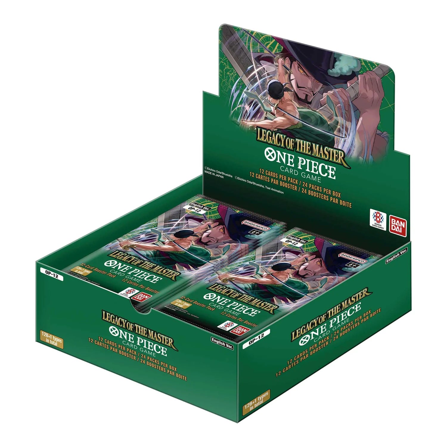 One Piece Card Game Legacy Of The Master OP-12 Booster Box Open