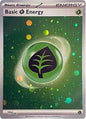 Basic Grass Energy (Cosmos Holo) 001 Pokémon TCG Close-up
