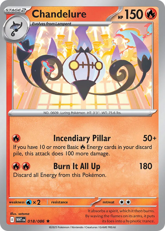 Chandelure (White Flare 018/086)