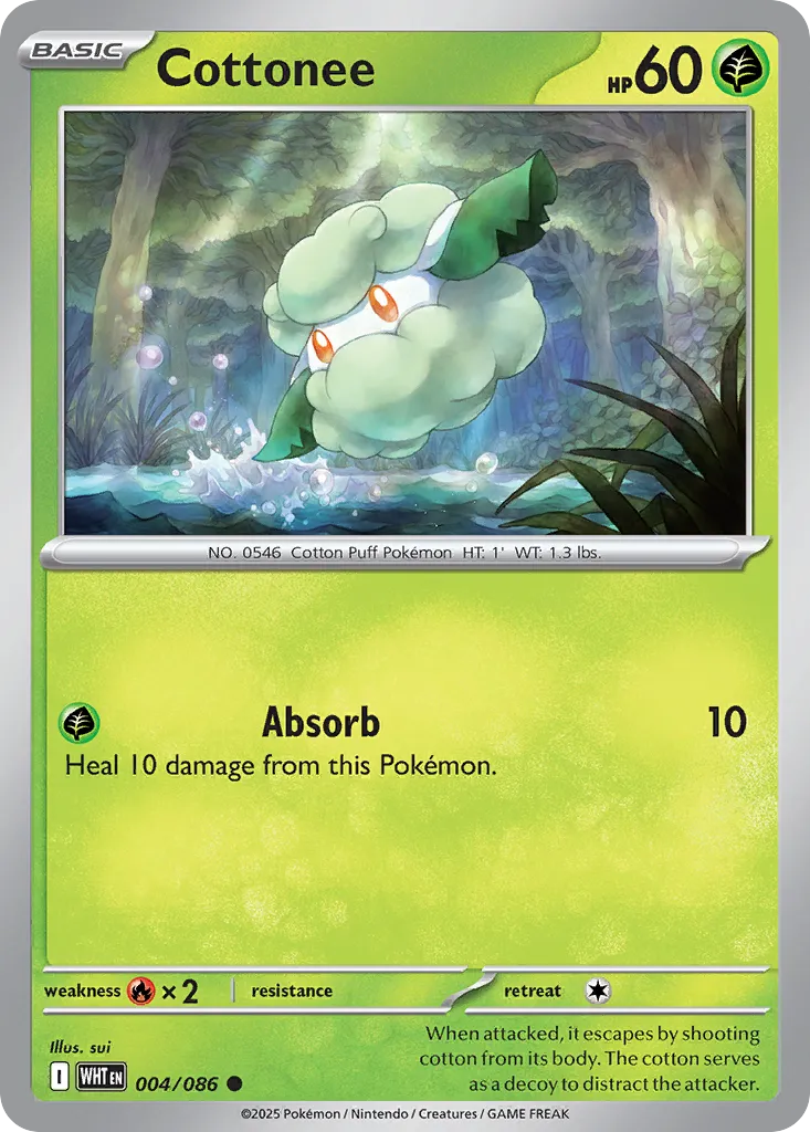 Cottonee (White Flare 004/086)