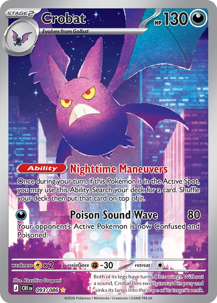 Crobat 093/086 Illustration Rare