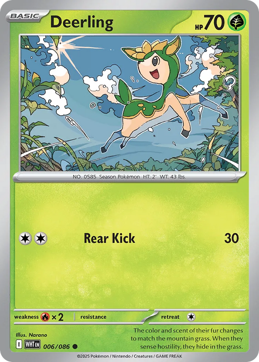 Deerling (White Flare 006/086)