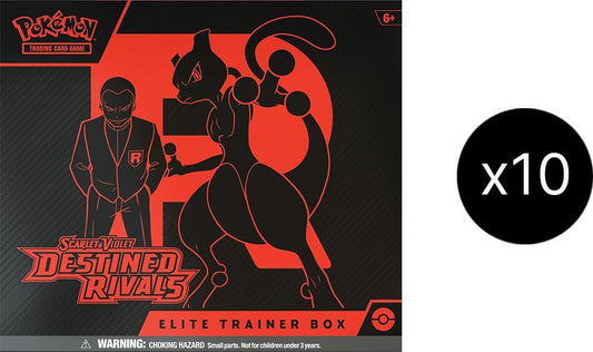 Pokemon TCG: Scarlet & Violet 10 - Destined Rivals - Elite Trainer Case Box