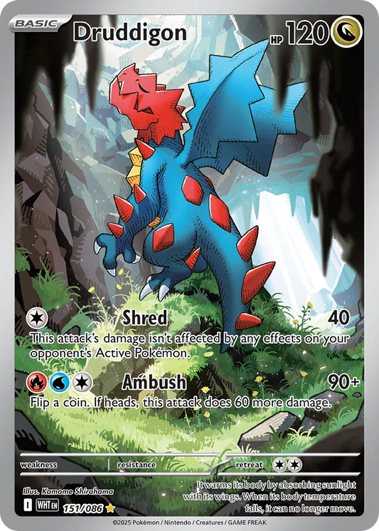 Druddigon (White Flare 151/086)
