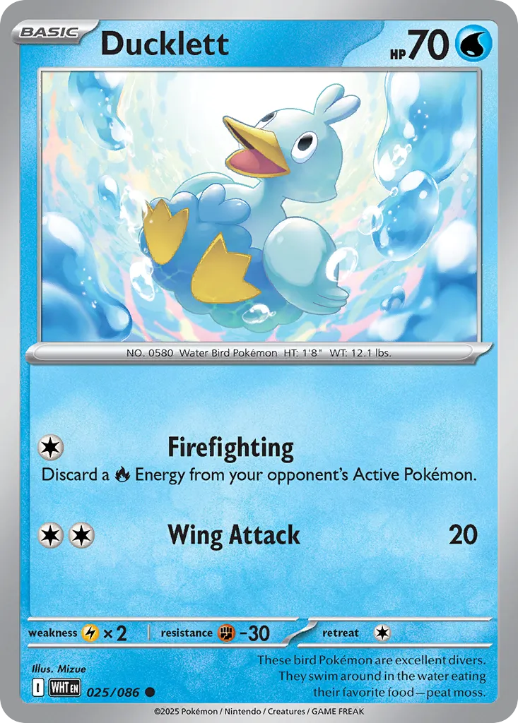 Ducklett (White Flare 025/086)
