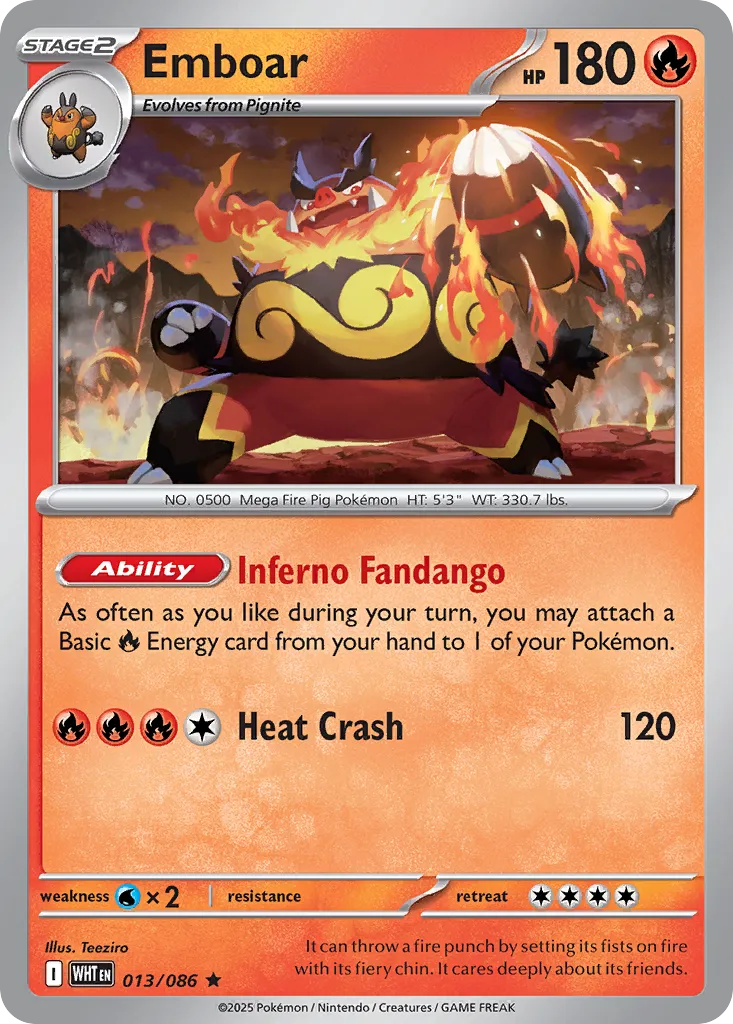 Emboar (White Flare 013/086)