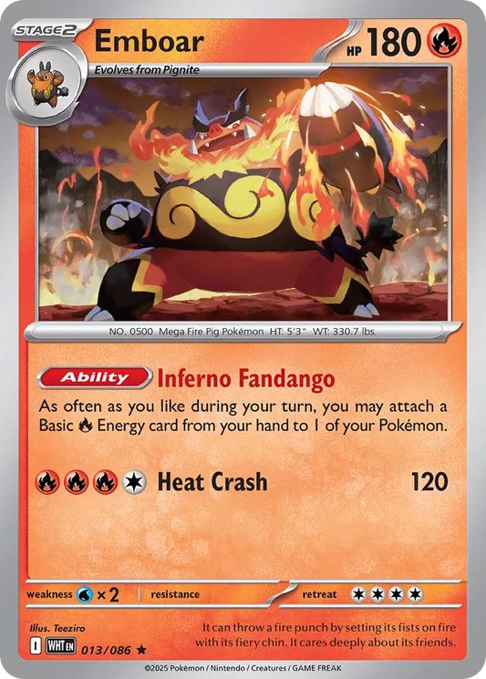 Emboar (White Flare 013/086)
