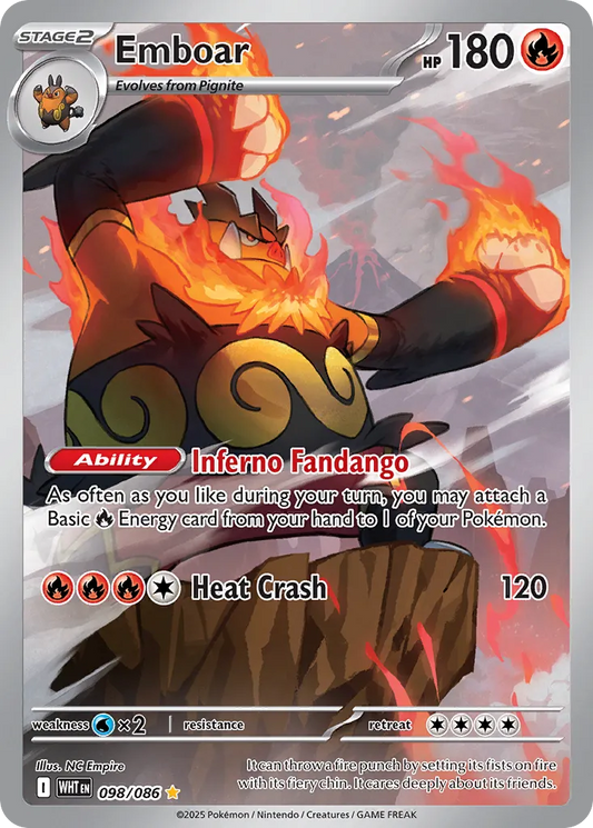 Emboar (White Flare 098/086)