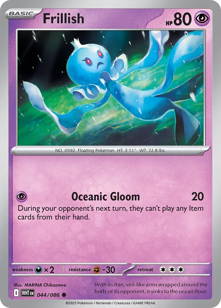 Frillish (White Flare 044/086)