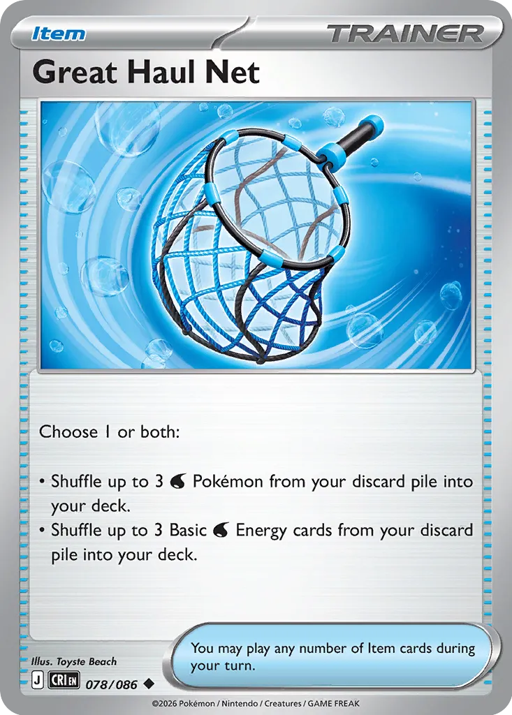 Great Haul Net 078/086 Uncommon
