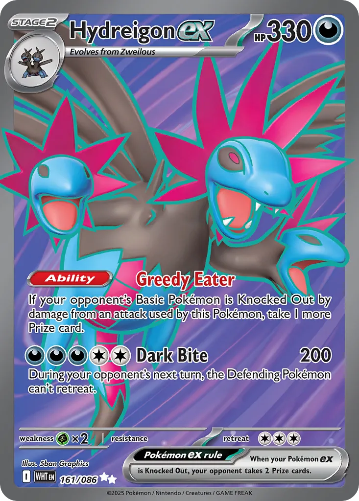 Hydreigon ex (White Flare 161/086)