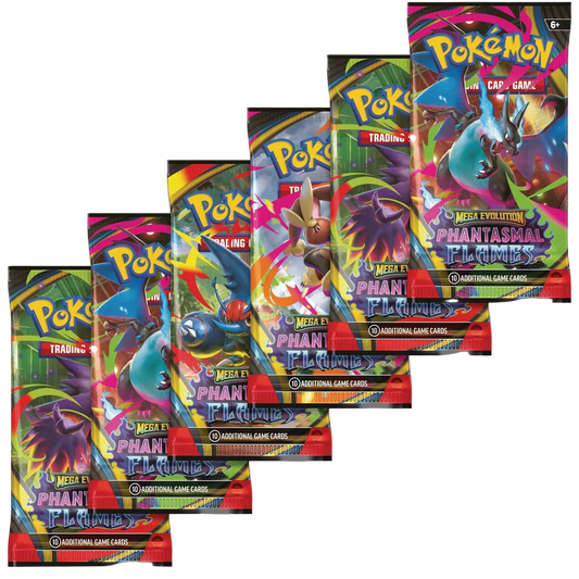 Pokémon TCG: Mega Evolution Phantasmal Flames Booster Packs