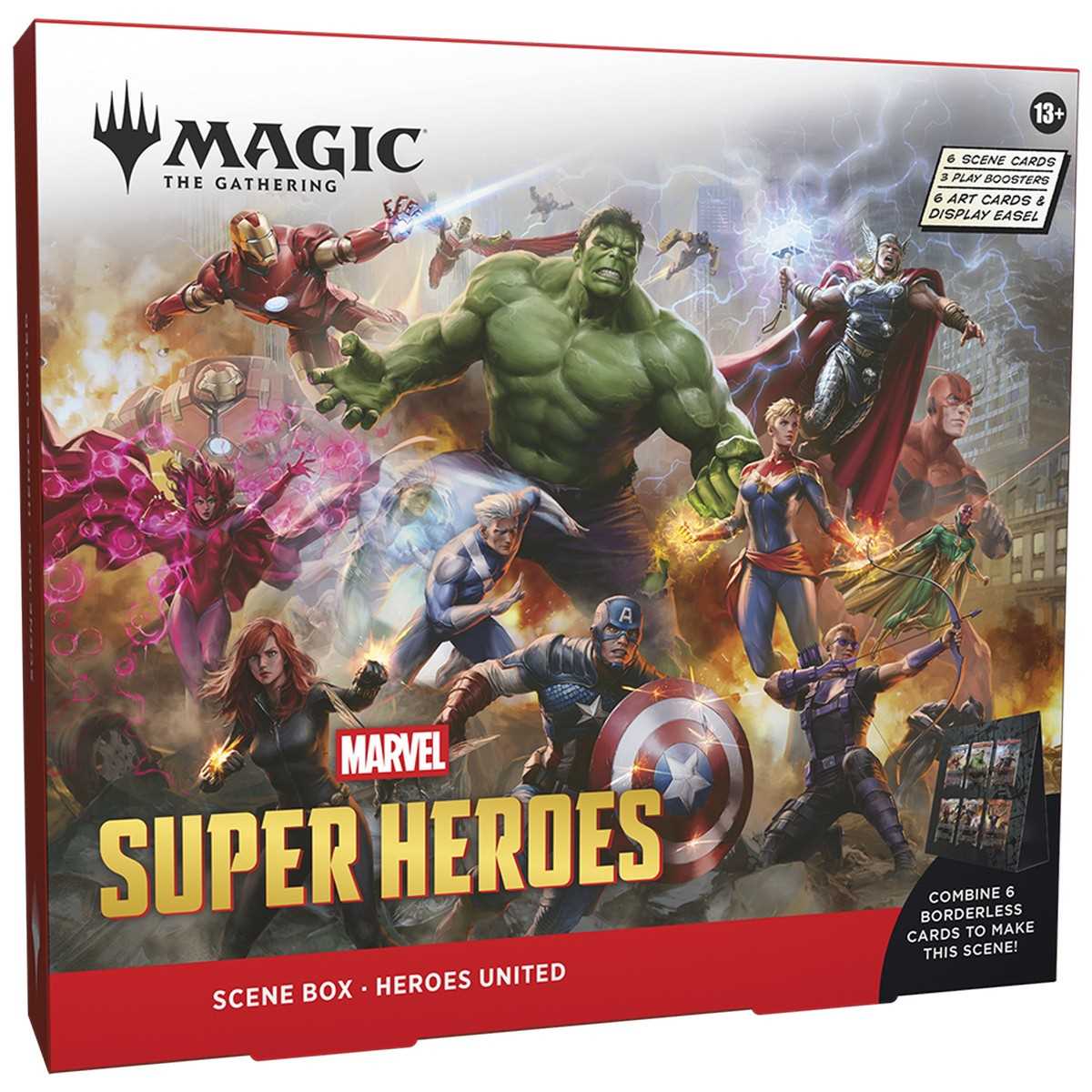 MTG: Marvel Super Heroes Scene Box (4), Preorder