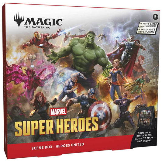 MTG: Marvel Super Heroes Scene Box (4), Preorder