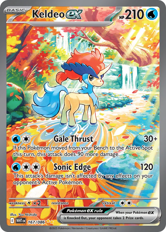 Keldeo ex (White Flare 167/086)