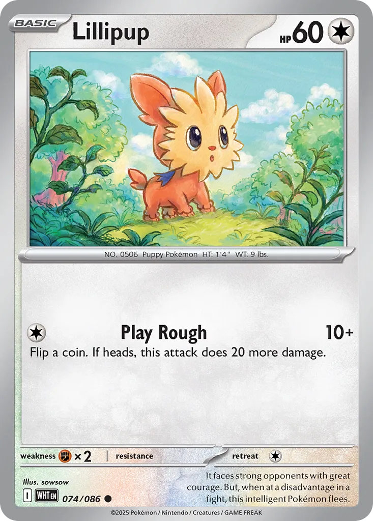 Lillipup (White Flare 074/086)