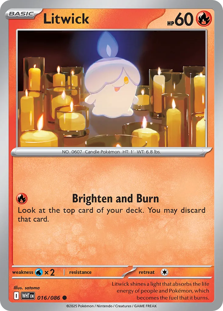 Litwick (White Flare 016/086)