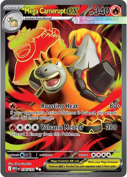 Mega Camerupt ex 156/132 Ultra Rare