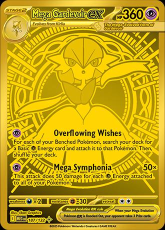 Mega Gardevoir ex 187/132 Mega Hyper Rare