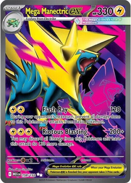Mega Manectric ex 158/132 Ultra Rare