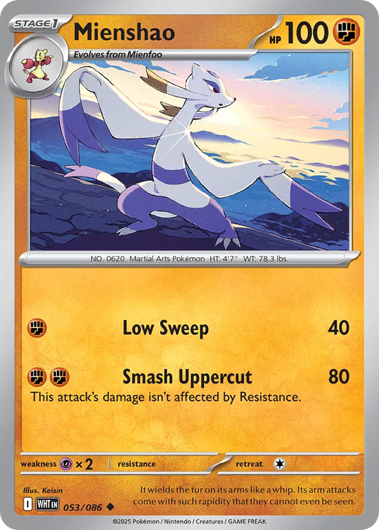 Mienshao (White Flare 053/086)