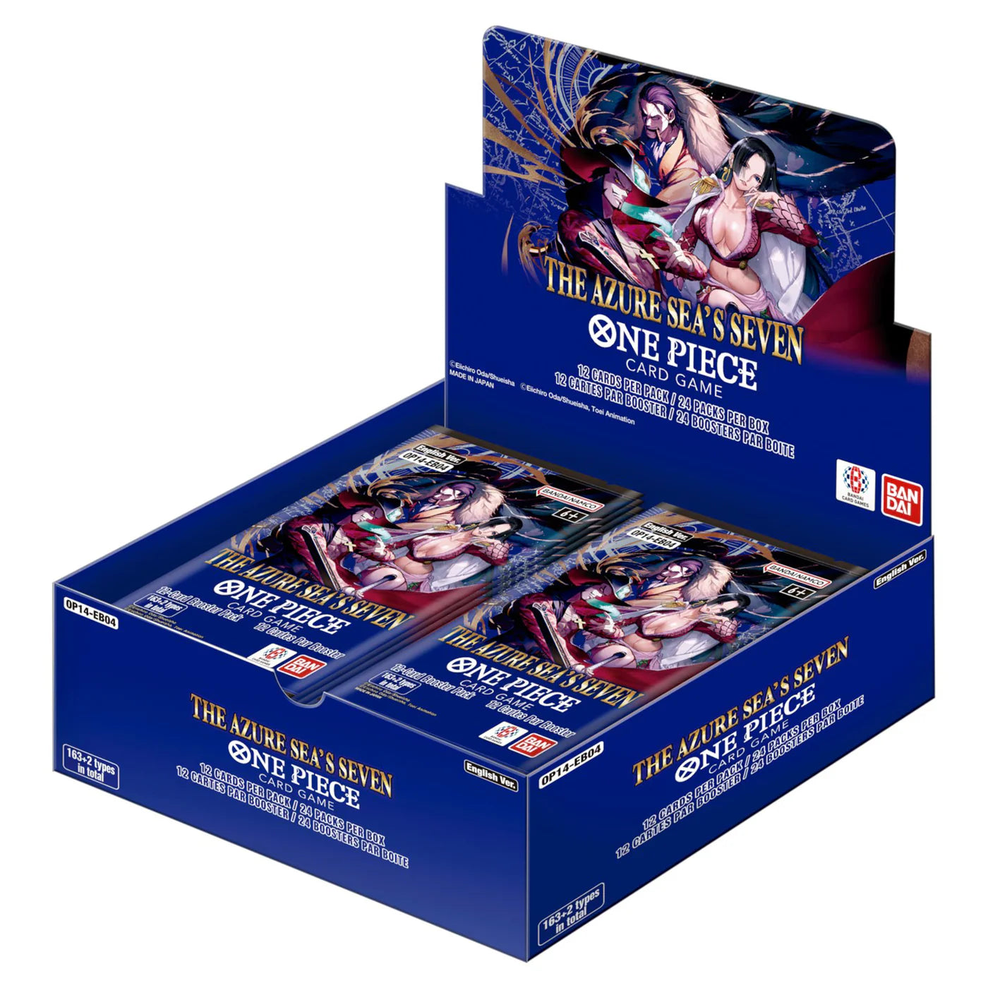 One Piece Card Game The Azure Sea’s Seven OP-14 EB04 Booster Box