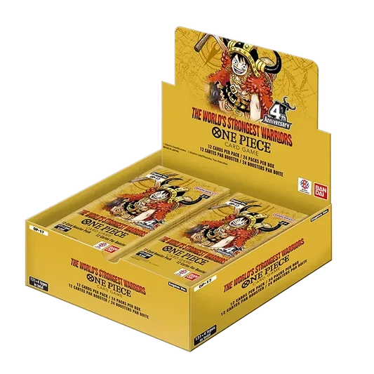 SEALED CASE OF 12 BOXES - One Piece Card Game: The World's Strongest Warriors (OP-17) [English, 288 Packs]
