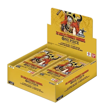 SEALED CASE OF 12 BOXES - One Piece Card Game: The World's Strongest Warriors (OP-17) [English, 288 Packs]