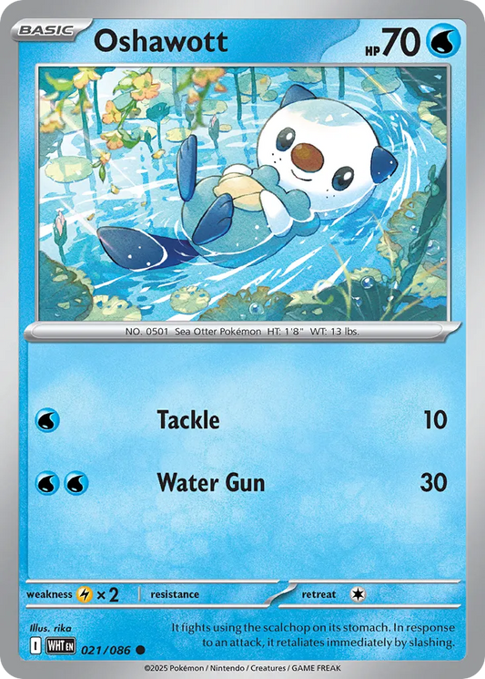 Oshawott (White Flare 021/086)