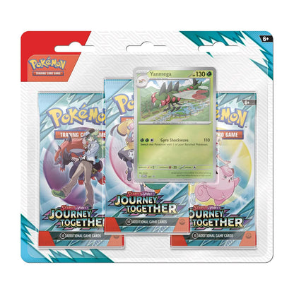 Pokémon Scarlet & Violet: Journey Together - 3-Pack Blister.