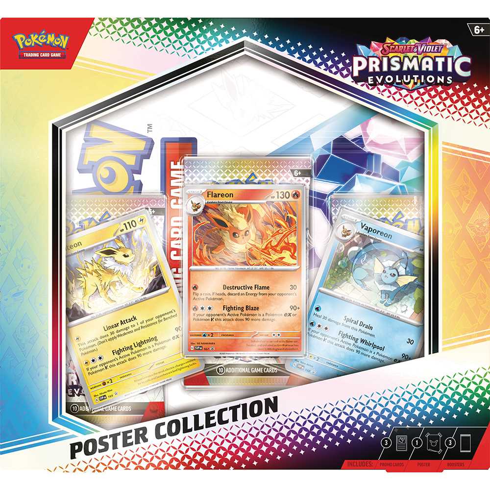 Pokémon TCG: Scarlet & Violet—Prismatic Evolutions Poster Collection