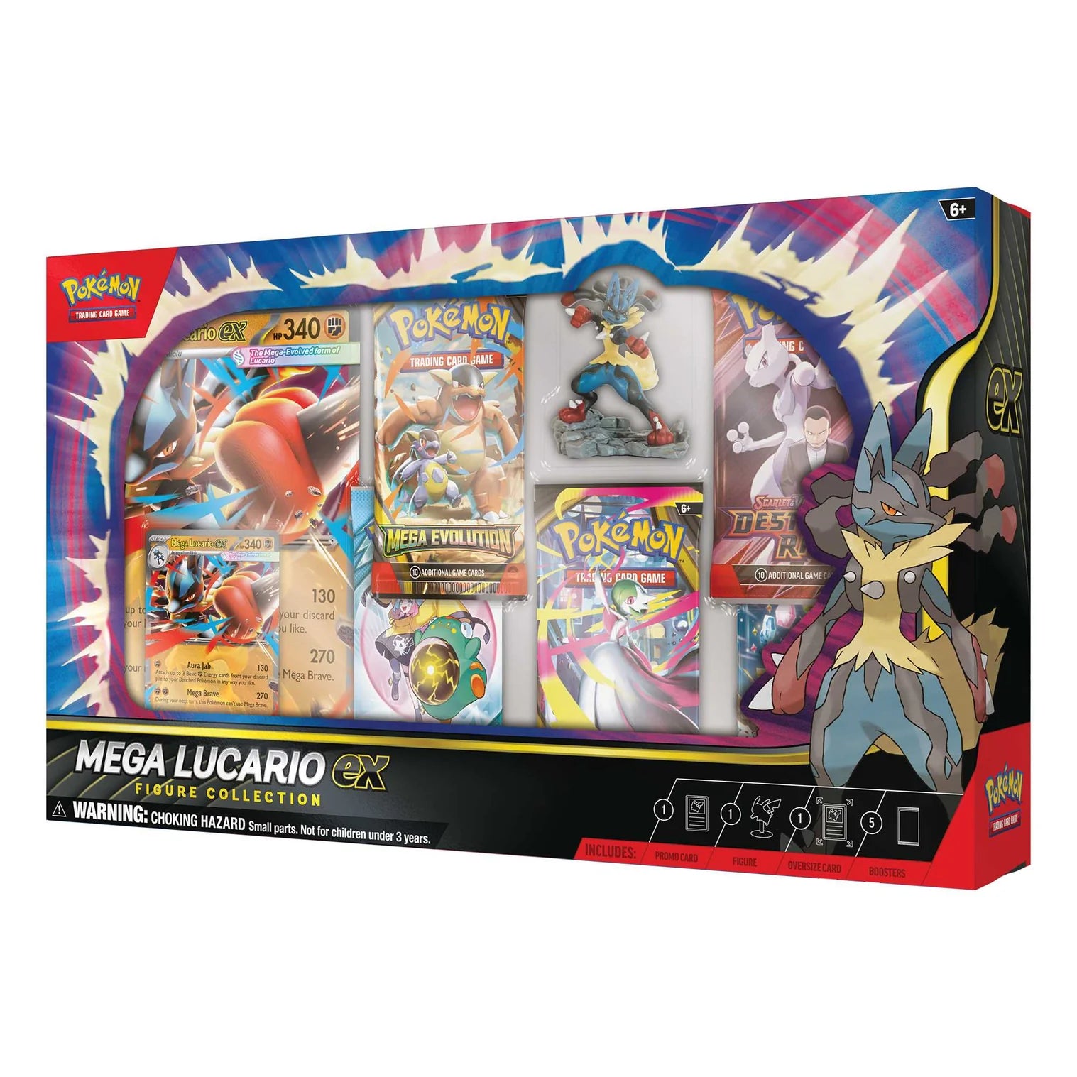 Pokémon TCG Mega Lucario ex Figure Collection Box