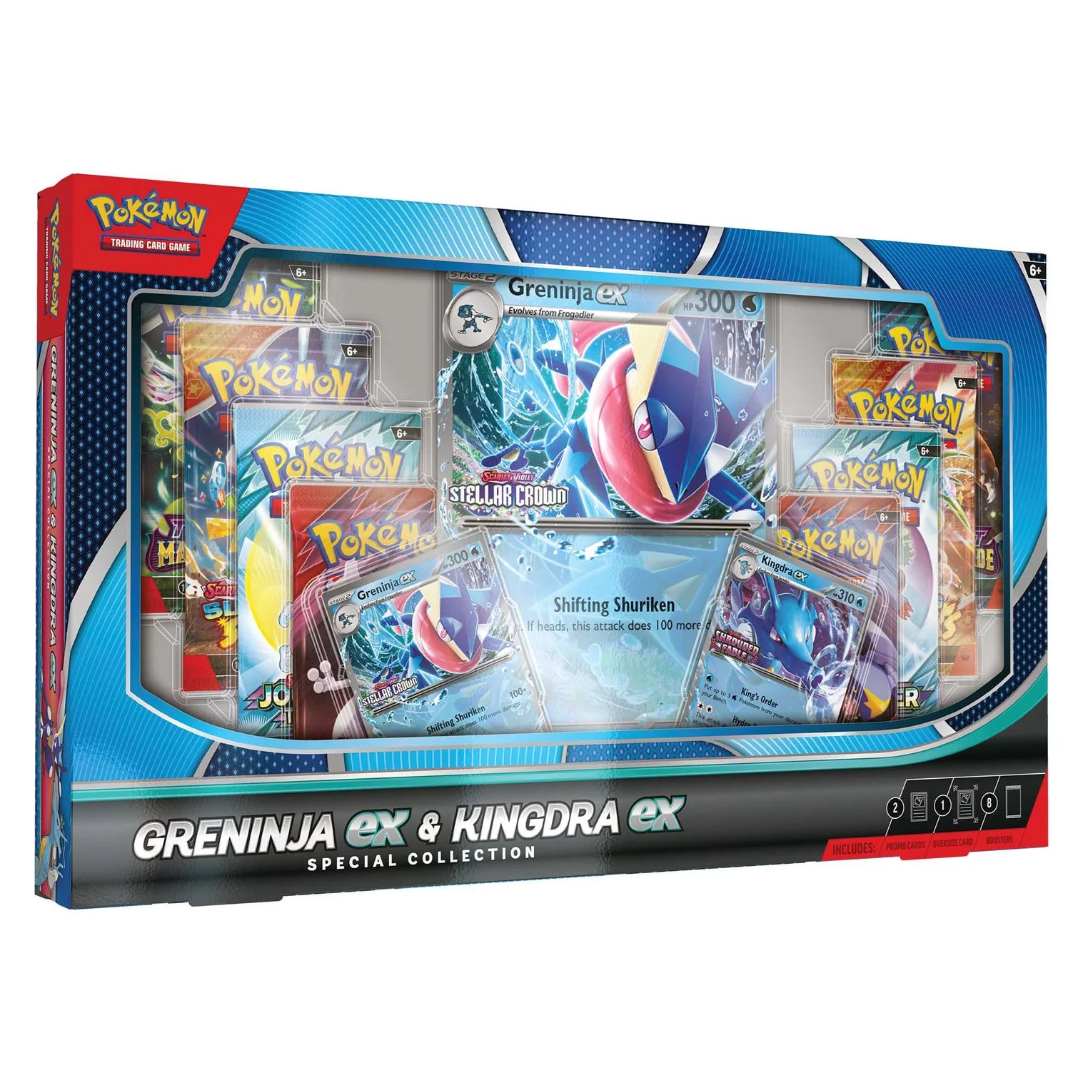 Pokémon TCG Greninja ex / Kingdra ex Special Collection Box