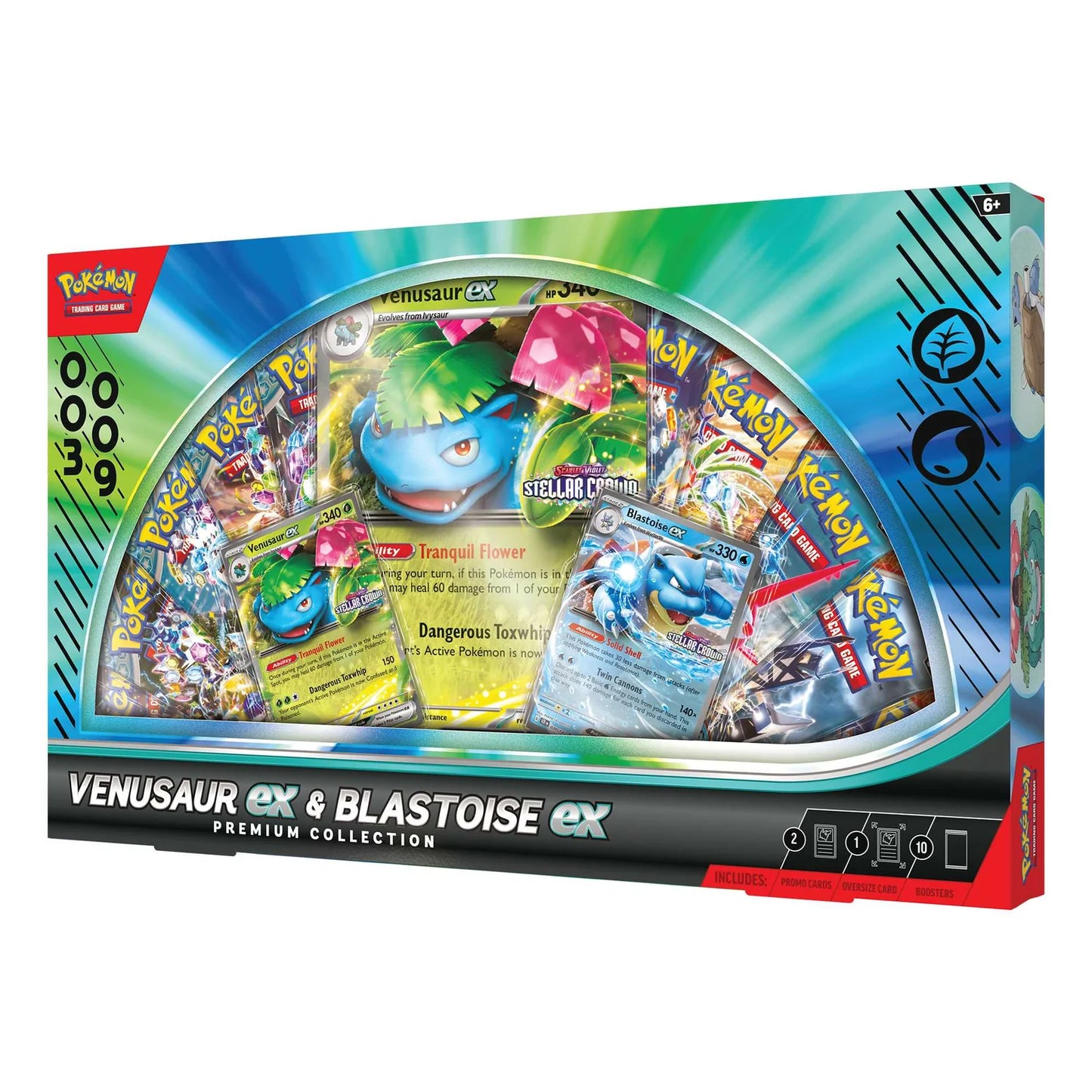 Pokémon TCG Venusaur ex & Blastoise ex Premium Collection
