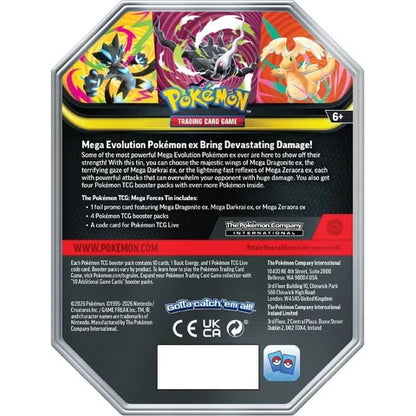 Pokemon TCG: Mega Forces Tin - Assorted Display