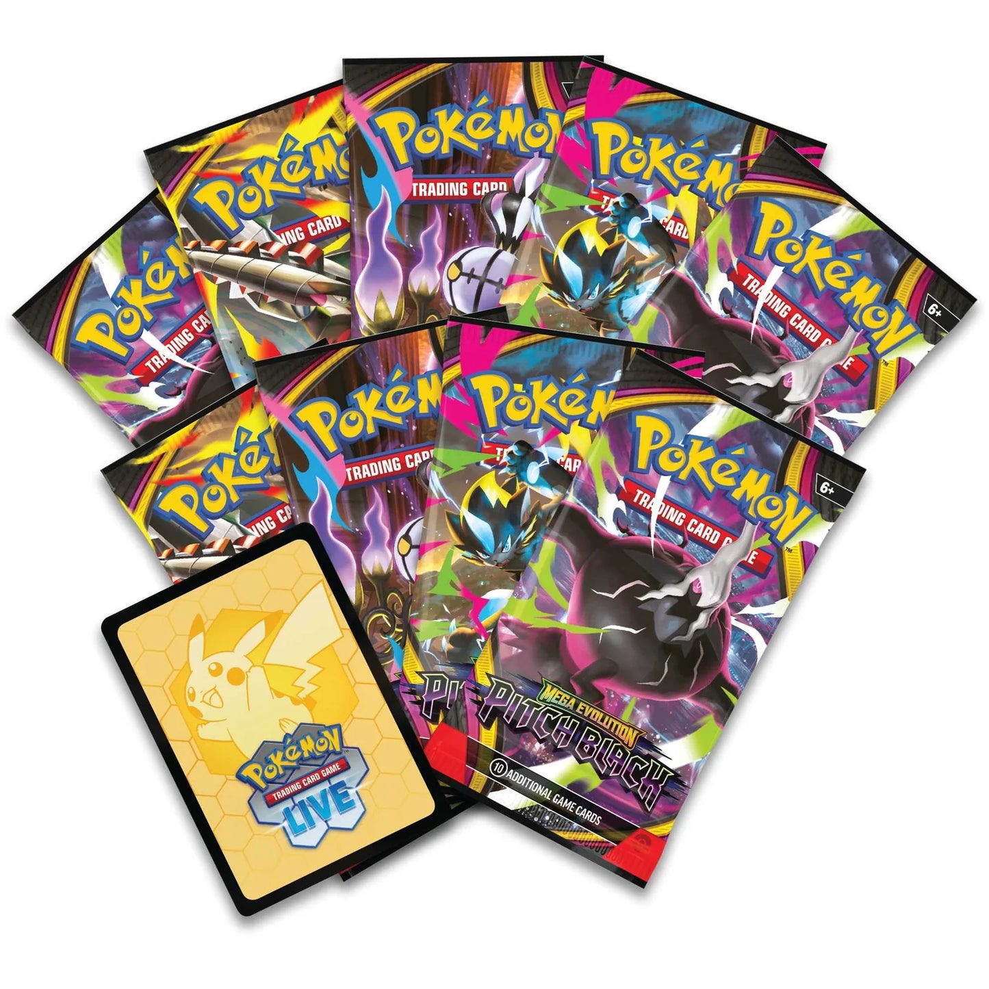 Pokemon TCG: Mega Evolution Pitch Black - Elite Trainer Box - Preorder